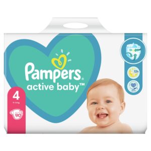 Памперси Pampers Active Baby 4 (9-14 кг.) – 90 броя