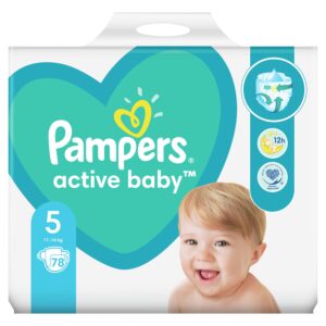Памперси Pampers Active Baby 5 (11-16 кг.) – 78 броя