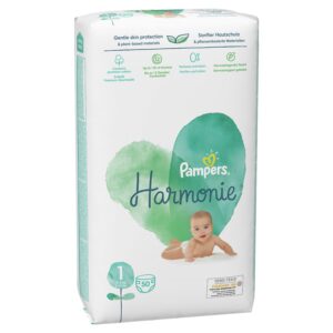 Памперси Pampers Harmonie 1 Новородено (2-5 кг.) – 50 броя