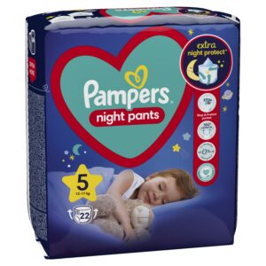 Нощни гащички Pampers Night Pants 5 (12-17 кг.) – 22 броя