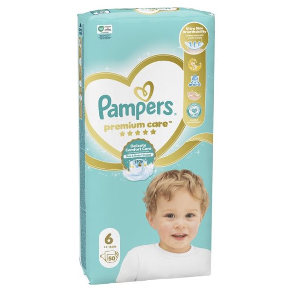 Памперси Pampers Premium Care 6 JP (13-18кг.) – 50 броя