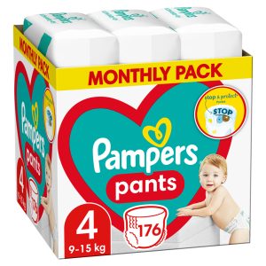 Гащички Pampers Pants 4 (9-15 кг.) – 176 броя