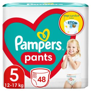 Гащички Pampers Pants 5 JP (12-17 кг.) – 48 броя