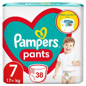 Гащички Pampers Pants 7 JP (17+ кг.) – 38 броя