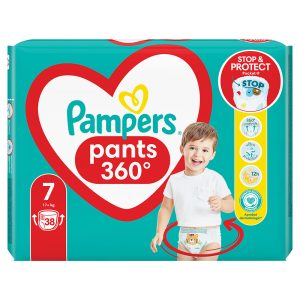 Гащички Pampers Pants 7 JP (17+ кг.) – 38 броя