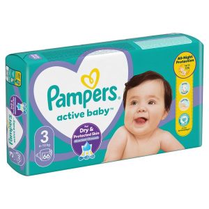Памперси Pampers Active Baby 3 (6-10 кг.) – 66 броя