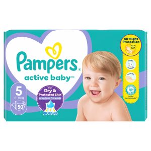 Памперси Pampers Active Baby 5 (11-16 кг.) – 50 броя