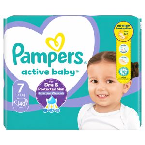 Памперси Pampers Active Baby 7 (15+ кг.) – 40 броя