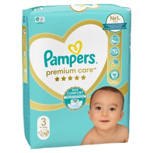 Памперси Pampers Premium Care 3 JP (6-10кг.) – 78 броя