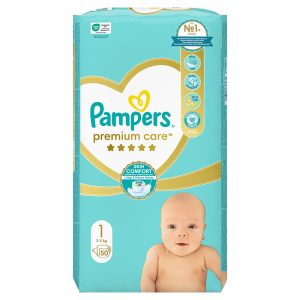 Памперси за новородено Pampers Premium Care 1 VP (2-5кг.) – 50 броя