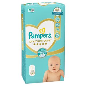 Памперси за новородено Pampers Premium Care 1 VP (2-5кг.) – 50 броя