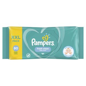 Мокри кърпички Pampers Fresh Clean - 80 броя