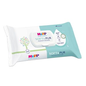 HiPP Babysanft Мокри кърпички 99,9% вода – 48 броя