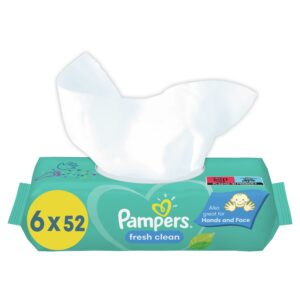 Мокри кърпички Pampers Fresh Clean – 6×52 броя