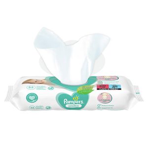 Мокри кърпички Pampers Sensitive – 6×52 броя