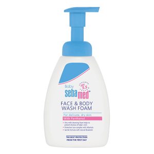 Sebamed Бебе измивна пяна за лице и тяло с помпа – 400 мл.