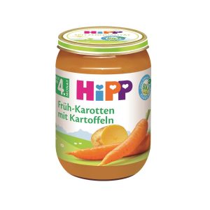 Био Пюре HiPP Нежни моркови с картофи 190 гр. – 4+ месеца