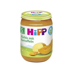 Био Пюре HiPP Тиква с картофи 190 гр. – 5+ месеца
