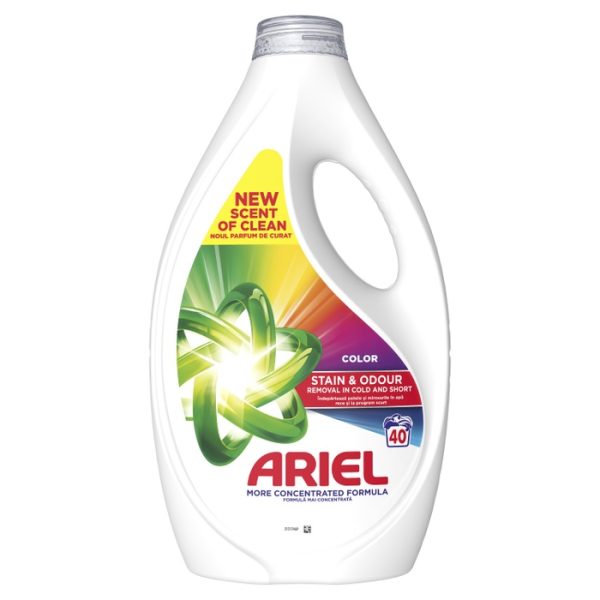Течен перилен препарат Ariel Color за цветно пране 1.8 л – 40 пранета