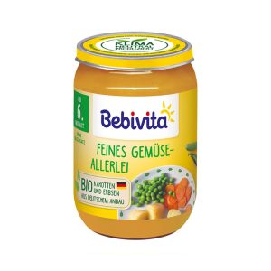 Bebivita Био Пюре Различни зеленчуци 190 гр. – 6+ месеца