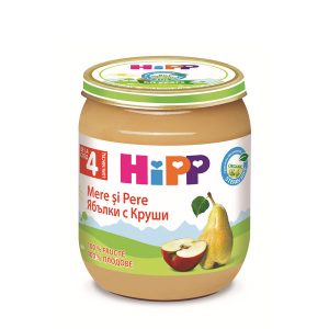 Био Пюре HiPP Круши с ябълки 125 гр. – 4+ месеца