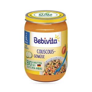 Bebivita Био Пюре Кускус със зеленчуци 190 гр. – 6+ месеца