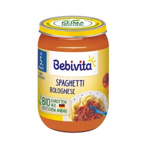 Bebivita Био Пюре Спагети Болонезе 190 гр. – 5+ месеца