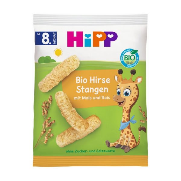 HiPP Био Зърнени пръчици с просо – 30 гр.