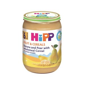 HiPP Био Пълнозърнеста каша с круши 190 гр. – 6+ месеца
