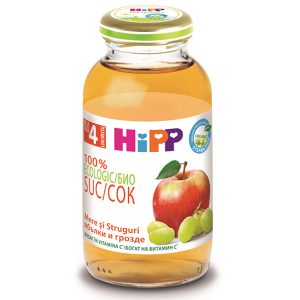 HiPP Био Сок от ябълки и грозде 200 мл. – 4+ месеца