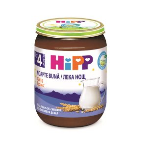 HiPP Био Млечна каша “Лека нощ” Грис 190 гр. – 4+ месеца