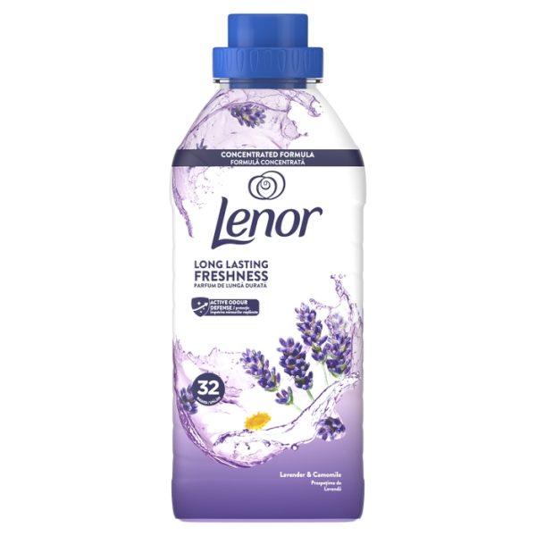 Омекотител Lenor Lavender & Chamomile – 32 пранета