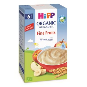 HiPP Био инстантна млечна каша меки плодове 250 гр. – 6+ месеца