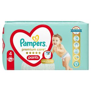 Гащички Pampers Premium Care Pants 4 (9-15кг.) – 58 броя