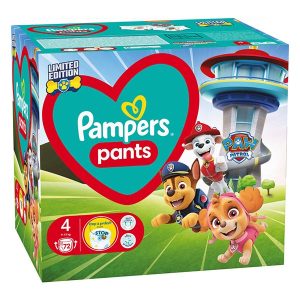 Гащички Pampers Pants Paw Patrol 4 (9-15 кг.) – 72 броя