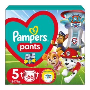 Гащички Pampers Pants Paw Patrol 5 (12-17 кг.) – 66 броя