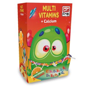 Dr. Frei Детски близалки Мултивитамини + калций – 50 броя