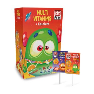 Dr. Frei Детски близалки Мултивитамини + калций – 50 броя