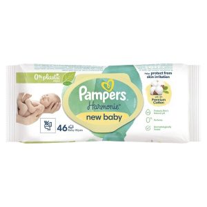 Мокри кърпички Pampers Harmonie Newborn – 46 броя