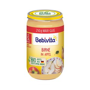 Bebivita Био Плодово Пюре Круши Уилиамс Крист и ябълка 250 гр. – 4+ месеца