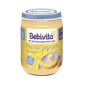 Bebivita Дует Йогурт с плодове – банани 190 гр. – 10 месеца