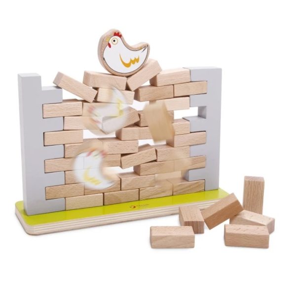 Дървена играчка – Стена за нареждане