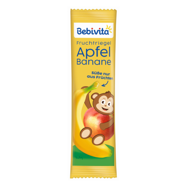 Bebivita Плодов бар ябълка и банан 25 гр.