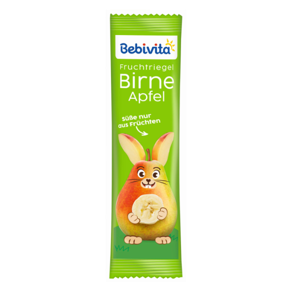 Bebivita Плодов бар ябълка и круша 25 гр.