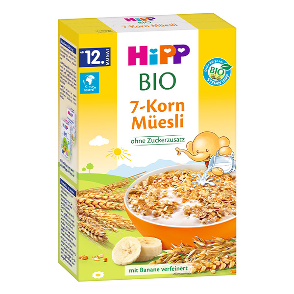 HiPP Био Мюсли 7 зърнени култури 200 гр. – 12+ месеца