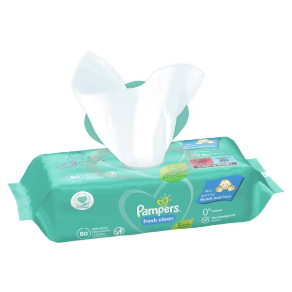 Мокри кърпички Pampers Fresh Clean – 15×80 броя