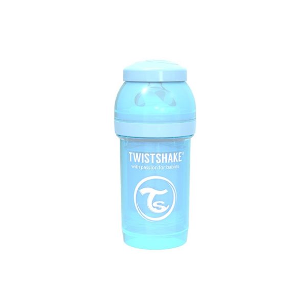 Бебешко шише против колики Twistshake 260 мл. – синьо