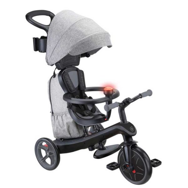 Триколка 4 в 1 GLOBBER EXPLORER TRIKE DELUXE PLAY със сенник – черен цвят