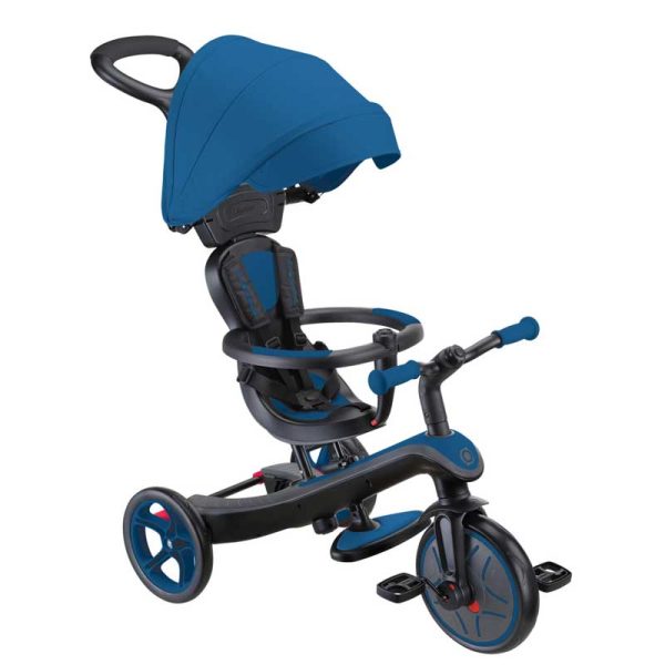 Триколка 4 в 1 GLOBBER EXPLORER TRIKE със сенник – кралско син цвят