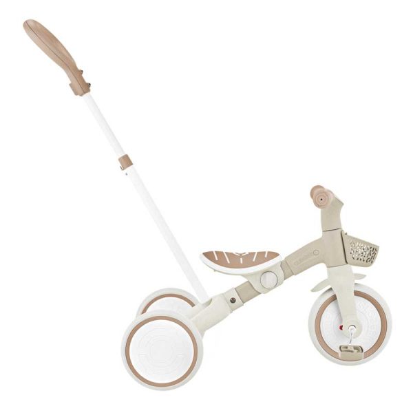 Триколка с родителски контрол 3 в 1 GLOBBER LEARNING TRIKE PLUS ECOLOGIC – бежова